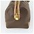 Céline Borsa Boston in tela Macadam CELINE in pelle PVC marrone oro Auth mr1830 D'oro - vista 4