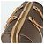 Céline Borsa Boston in tela Macadam CELINE in pelle PVC marrone oro Auth mr1830 D'oro - vista 6