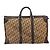 Borsa Boston in tela Trotter Christian Dior marrone oro Auth gh1637 D'oro - vista 13