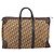 Borsa Boston in tela Trotter Christian Dior marrone oro Auth gh1637 D'oro - vista 2