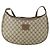 Gucci Borsa a Spalla GG Supreme PVC Beige Oro 001 256 0719 Auth BA9947 D'oro - vista 13