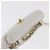 CHANEL Bauchtasche aus Lammleder Gold Weiß CC Auth bs33133 Golden - Ansicht 6