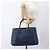 Saffiano Borsa a mano PRADA in pelle Safiano blu oro Auth bs33165 D'oro - vista 23