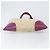 PRADA Tote Bag aus Canvas Beige Silber Authentisch 170406 - Ansicht 5