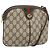 Borsa Sherry Line GG Supreme Web di GUCCI in PVC beige e oro 904 02 047 Auth BA9941 D'oro