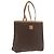 Céline Borsa tote in tela Macadam CELINE in pelle PVC marrone oro Auth 170367 D'oro
