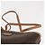 Céline Borsa tote in tela Macadam CELINE in pelle PVC marrone oro Auth 170367 D'oro - vista 8