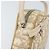 Christian Dior Trotter Canvas Romantic Pouch PVC Beige Silver Auth 168043 Silvery - view 10