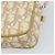Christian Dior Trotter Canvas Romantic Pouch PVC Beige Silver Auth 168043 Silvery - view 15