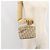 Christian Dior Trotter Canvas Romantic Pouch PVC Beige Silver Auth 168043 Silvery - view 20