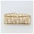 Christian Dior Trotter Canvas Romantic Pouch PVC Beige Silver Auth 168043 Silvery - view 5