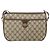 Borsa Sherry Line GG Supreme Web di GUCCI in PVC Beige e Oro 89 02 077 Auth 170107 D'oro - vista 13