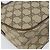Borsa Sherry Line GG Supreme Web di GUCCI in PVC Beige e Oro 89 02 077 Auth 170107 D'oro - vista 14