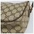 Borsa Sherry Line GG Supreme Web di GUCCI in PVC Beige e Oro 89 02 077 Auth 170107 D'oro - vista 15