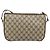 Borsa Sherry Line GG Supreme Web di GUCCI in PVC Beige e Oro 89 02 077 Auth 170107 D'oro - vista 2