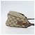 Borsa Sherry Line GG Supreme Web di GUCCI in PVC Beige e Oro 89 02 077 Auth 170107 D'oro - vista 3