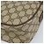 Borsa Sherry Line GG Supreme Web di GUCCI in PVC Beige e Oro 89 02 077 Auth 170107 D'oro - vista 9