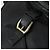 Zaino in pelle nera e oro Gianni Versace Auth bs32654 Nero D'oro - vista 19