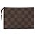 LOUIS VUITTON Poche Toilette 15 Damier Ebene N47548 Auth LV 170802V - vista 2