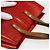 LOUIS VUITTON Monogram Vernis Reade PM Borsa a Mano Rossa M91088 LV Auth 169564 Rosso - vista 6