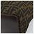 Borsa a mano in tela Zucca FENDI nera e marrone Auth ep13307 Nero - vista 9