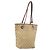 GUCCI GG Canvas Tote Bag Beige Silber 120840 Auth ep13283