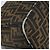 FENDI Borsa Vanity in Tela Zucca Nera Marrone Auth 168084 Nero - vista 14