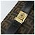 FENDI Borsa Vanity in Tela Zucca Nera Marrone Auth 168084 Nero - vista 17
