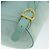 Zaino Gancini in suede verde e oro Salvatore Ferragamo Auth 159843 D'oro - vista 18