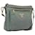 Borsa a Spalla PRADA Nylon Verde Oro Auth 170487 D'oro