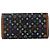 LOUIS VUITTON Monogram Multicolor Porte Tresor Wallet Black M92658 Auth 169654 - view 2