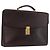 Borsa da lavoro in pelle marrone e oro Gianni Versace Auth bs33178 D'oro