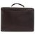 Borsa da lavoro in pelle marrone e oro Gianni Versace Auth bs33178 D'oro - vista 2