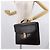 Borsa da lavoro in pelle marrone e oro Gianni Versace Auth bs33178 D'oro - vista 24