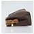 Céline Borsa Clutch in Tela Macadam CELINE PVC Marrone Oro Auth 170470 D'oro - vista 4