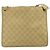 Borsa a Spalla GG Canvas Gucci Beige Oro 91762 Auth 167912 D'oro - vista 2
