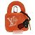 LOUIS VUITTON LV Lucky Rock Portachiavi in Pelliccia Arancione M03107 LV Auth 170579SAM