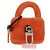 LOUIS VUITTON LV Lucky Rock Portachiavi in Pelliccia Arancione M03107 LV Auth 170579SAM - vista 2