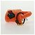 LOUIS VUITTON LV Lucky Rock Portachiavi in Pelliccia Arancione M03107 LV Auth 170579SAM - vista 4