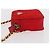PRADA Pochette a Spalla Nylon Rossa Oro Auth 169188 Rosso D'oro - vista 4