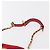 PRADA Pochette a Spalla Nylon Rossa Oro Auth 169188 Rosso D'oro - vista 8