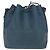 Noe LOUIS VUITTON Borsa a Spalla Petit Noé Epi Blu M44105 LV Auth ka2153 - vista 2