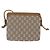 Borsa a Spalla GUCCI GG Plus Supreme PVC Beige Oro Auth ka2102 D'oro - vista 2