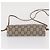 Borsa a Spalla GUCCI GG Plus Supreme PVC Beige Oro Auth ka2102 D'oro - vista 5
