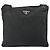 PRADA Schultertasche Nylon Schwarz Silber Authentisch 166754 - Ansicht 13