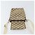 Borsa a Spalla GG Canvas Gucci Beige Argento 145865 Auth 171368 - vista 10