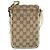 Borsa a Spalla GG Canvas Gucci Beige Argento 145865 Auth 171368 - vista 2