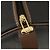Alfred Dunhill Bolso Boston Dunhill PVC Marrón Dorado Auth 165102 - vista 11