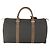 Alfred Dunhill Bolso Boston Dunhill PVC Marrón Dorado Auth 165102 - vista 2