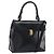 Borsa a mano LOEWE in pelle 2 in 1 nera e oro Auth gh1661 Nero D'oro